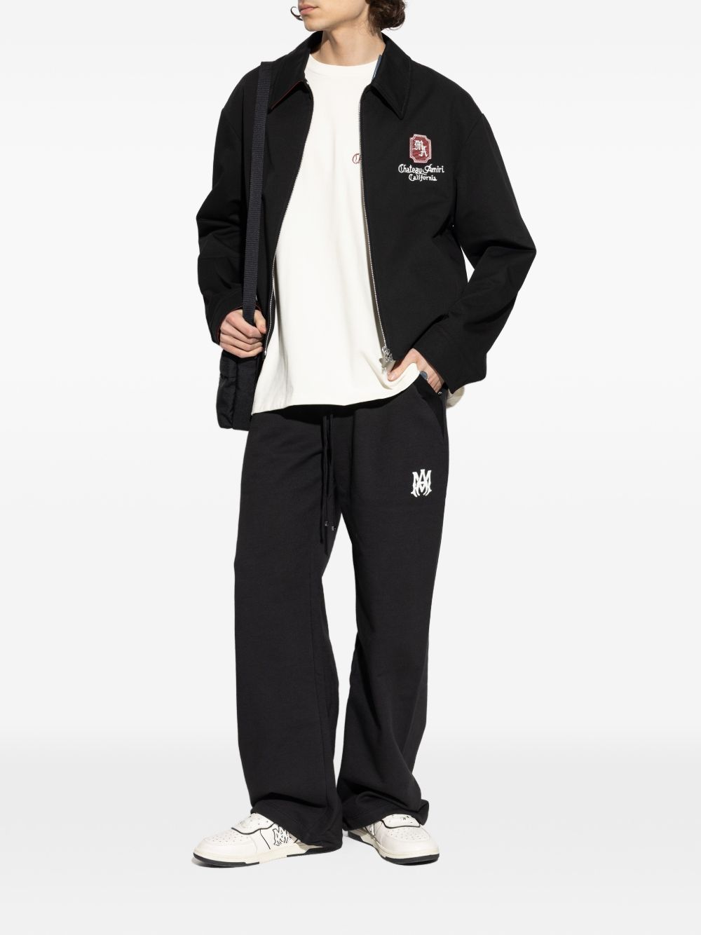 Giacca con zip in nero AMIRI - uomo 