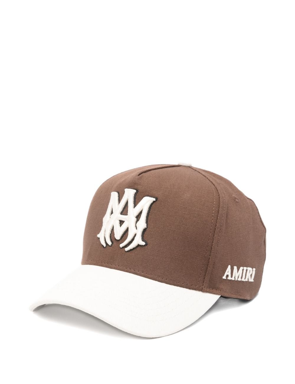 Cappello da baseball con logo in marrone Amiri - uomo 