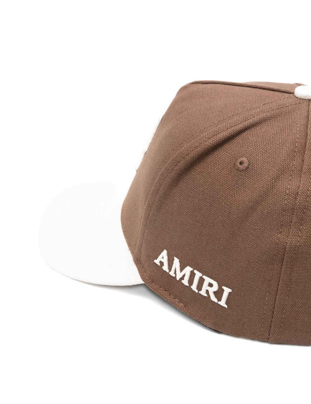 Cappello da baseball con logo in marrone Amiri - uomo 