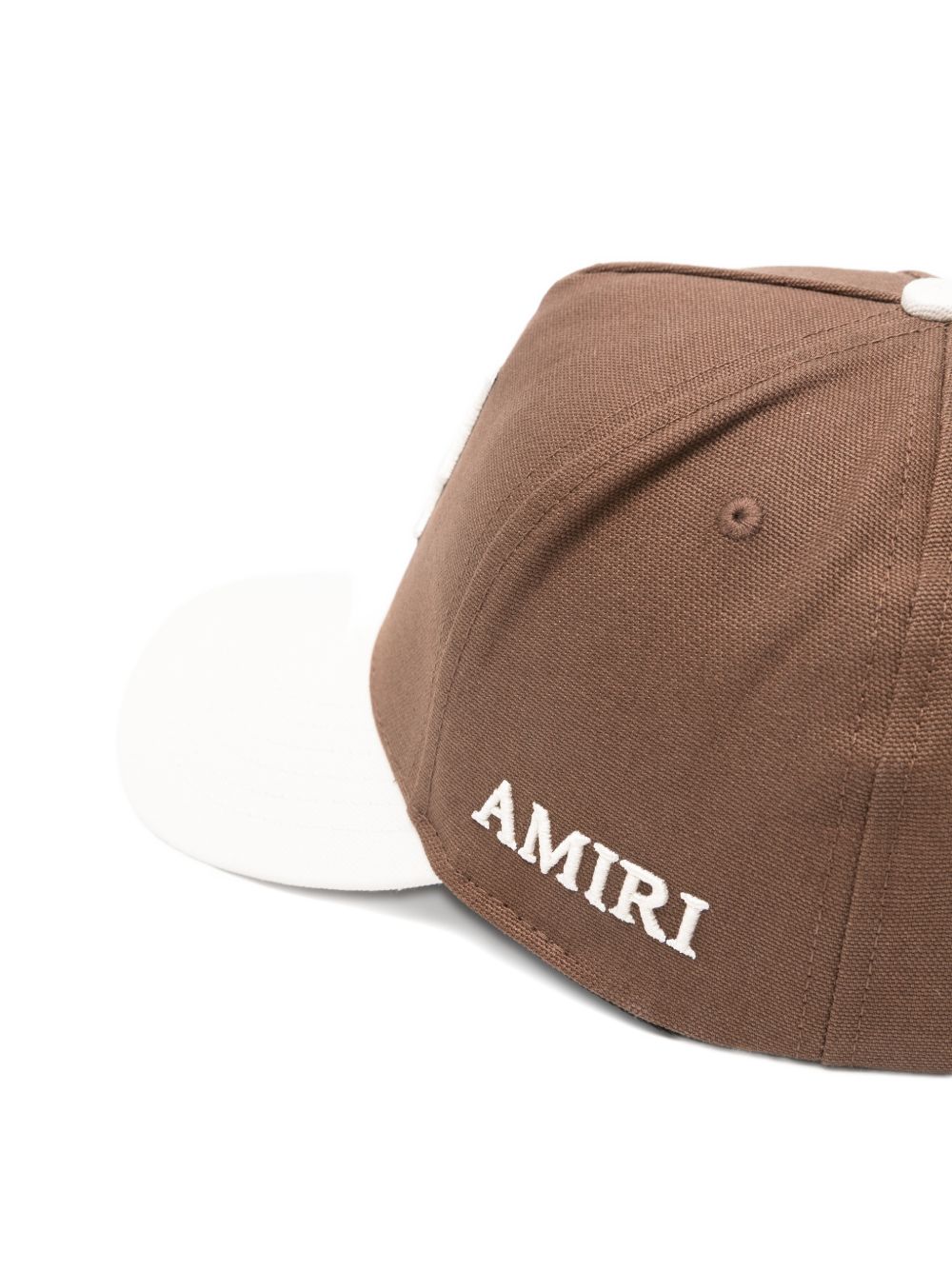 Cappello da baseball con logo in marrone Amiri - uomo 