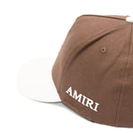 Cappello da baseball con logo in marrone Amiri - uomo 