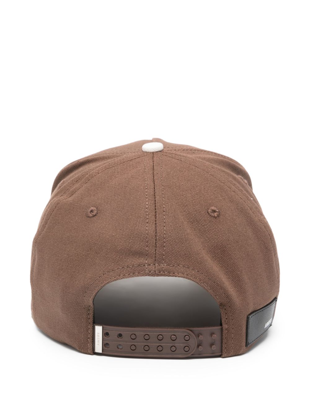 Cappello da baseball con logo in marrone Amiri - uomo 