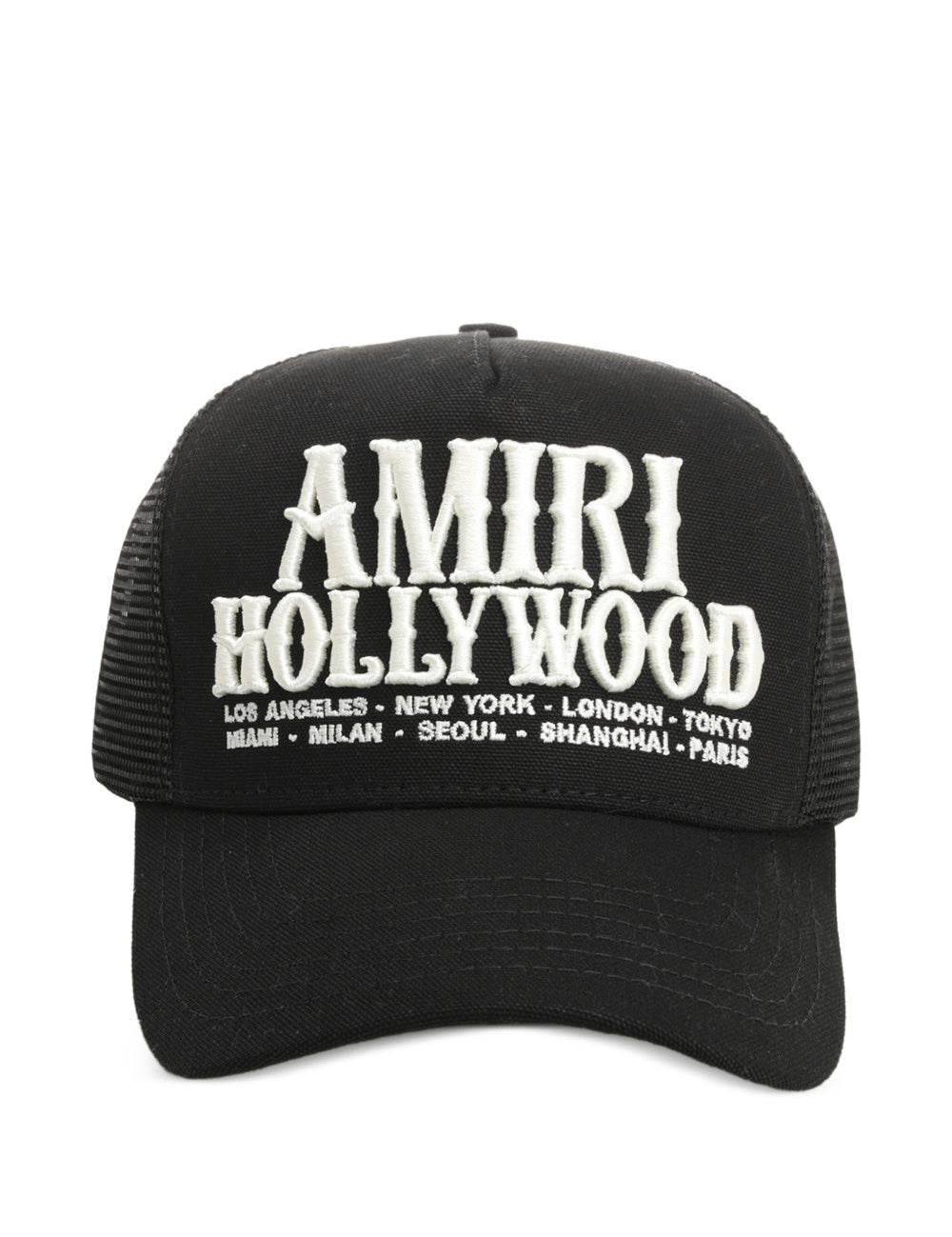 Cappello da baseball con logo in nero Amiri - uomo 