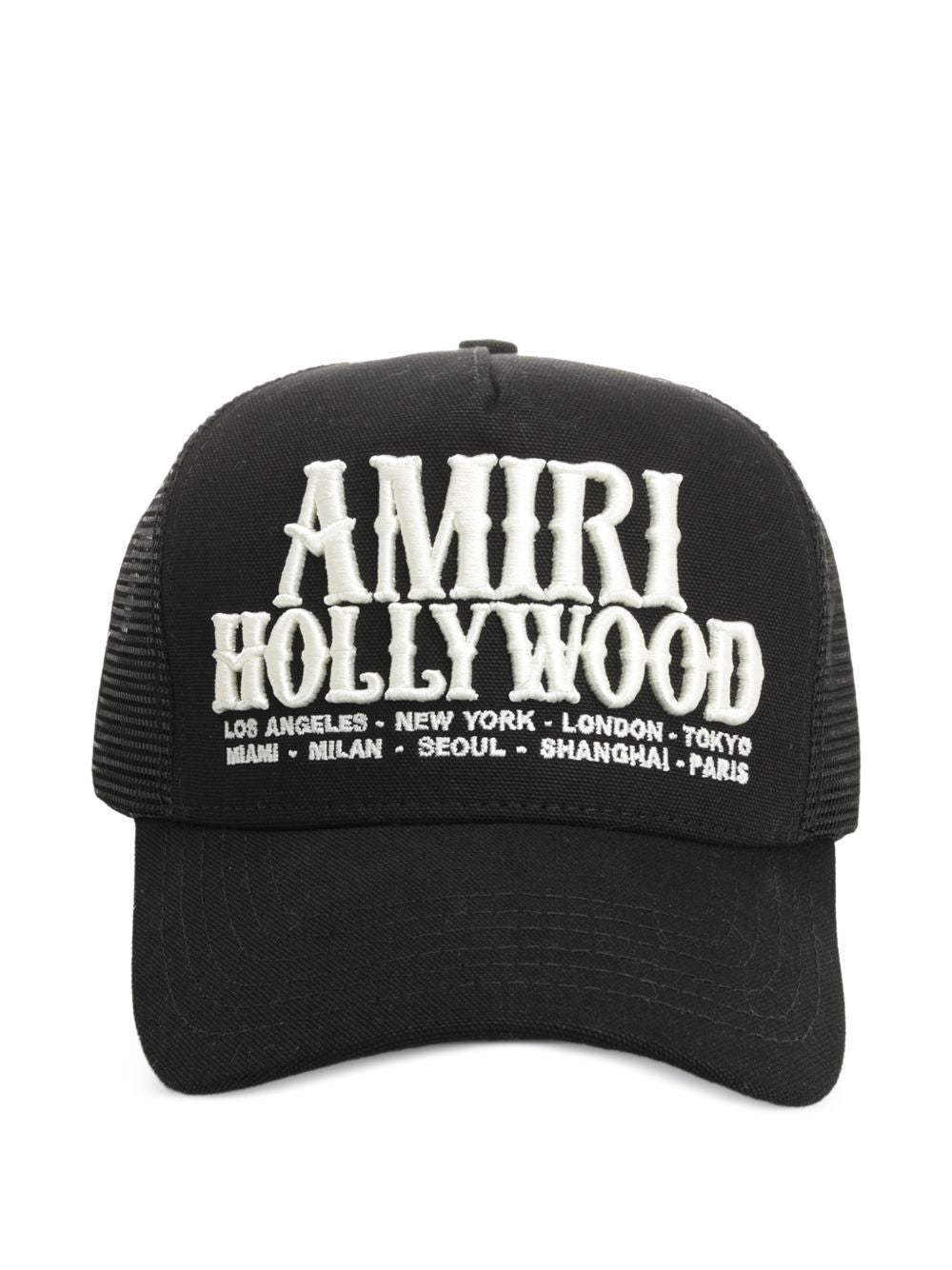 Cappello da baseball con logo in nero Amiri - uomo 