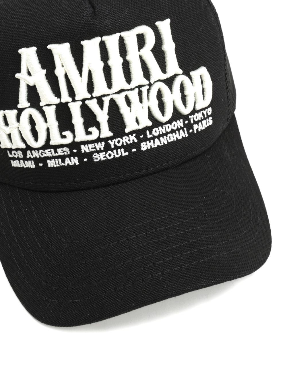 Cappello da baseball con logo in nero Amiri - uomo 