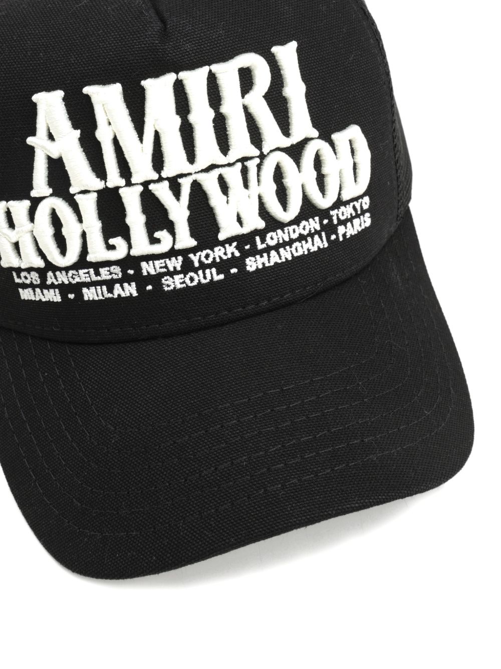 Cappello da baseball con logo in nero Amiri - uomo 