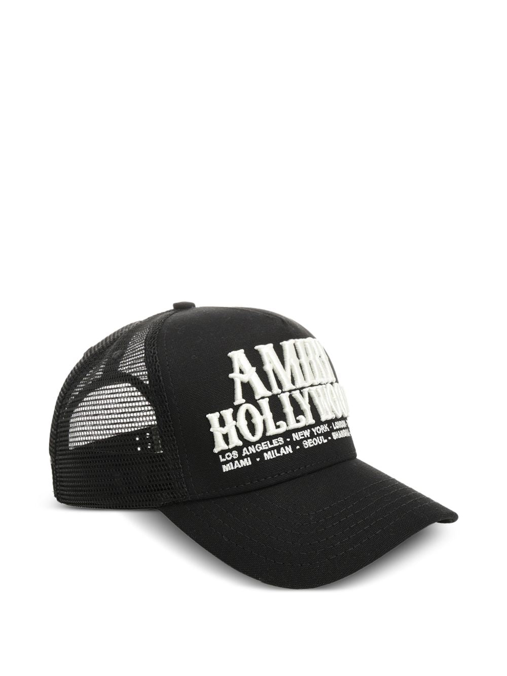 Cappello da baseball con logo in nero Amiri - uomo 