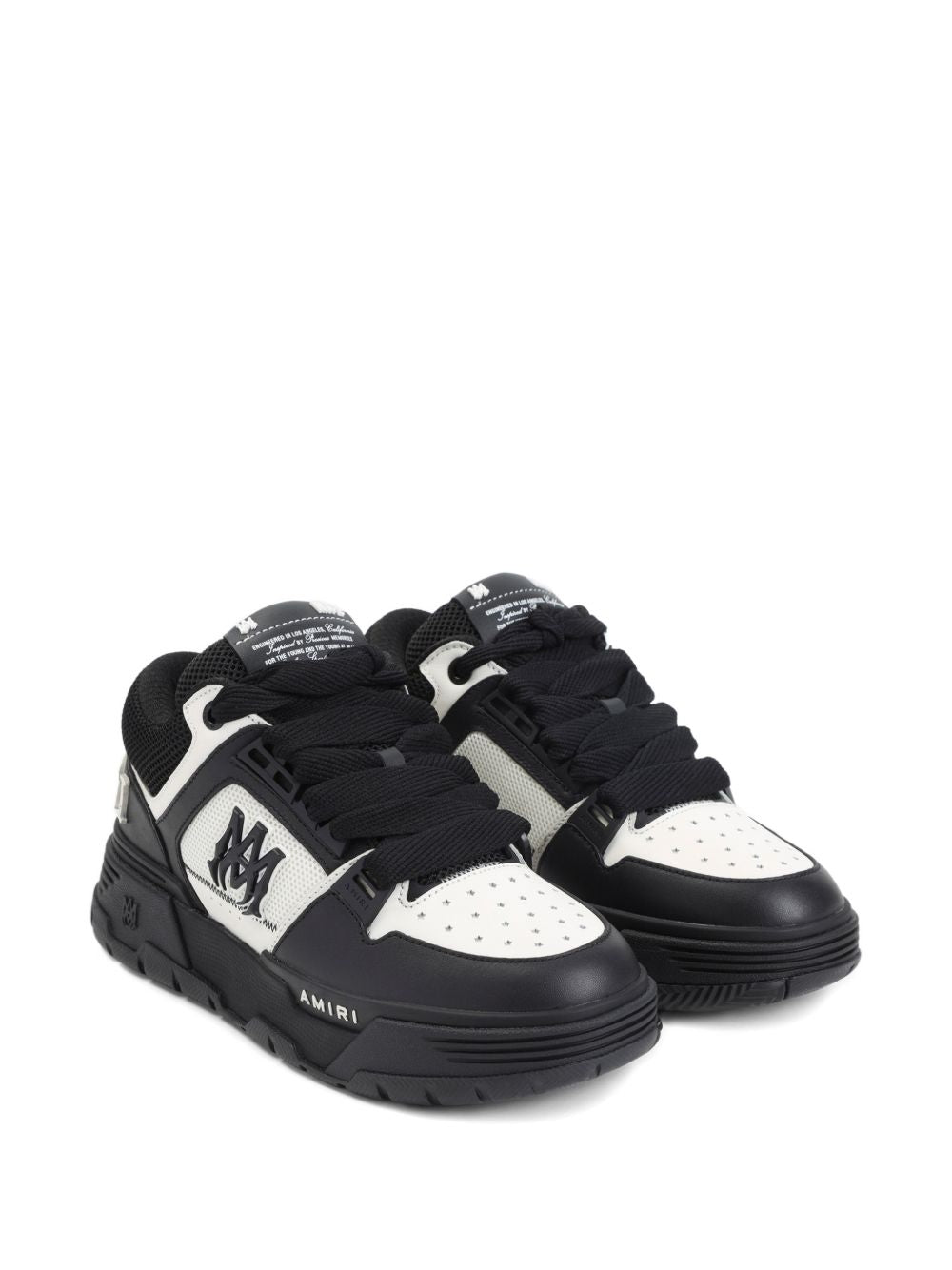 Sneakers con logo in nero Amiri - uomo 