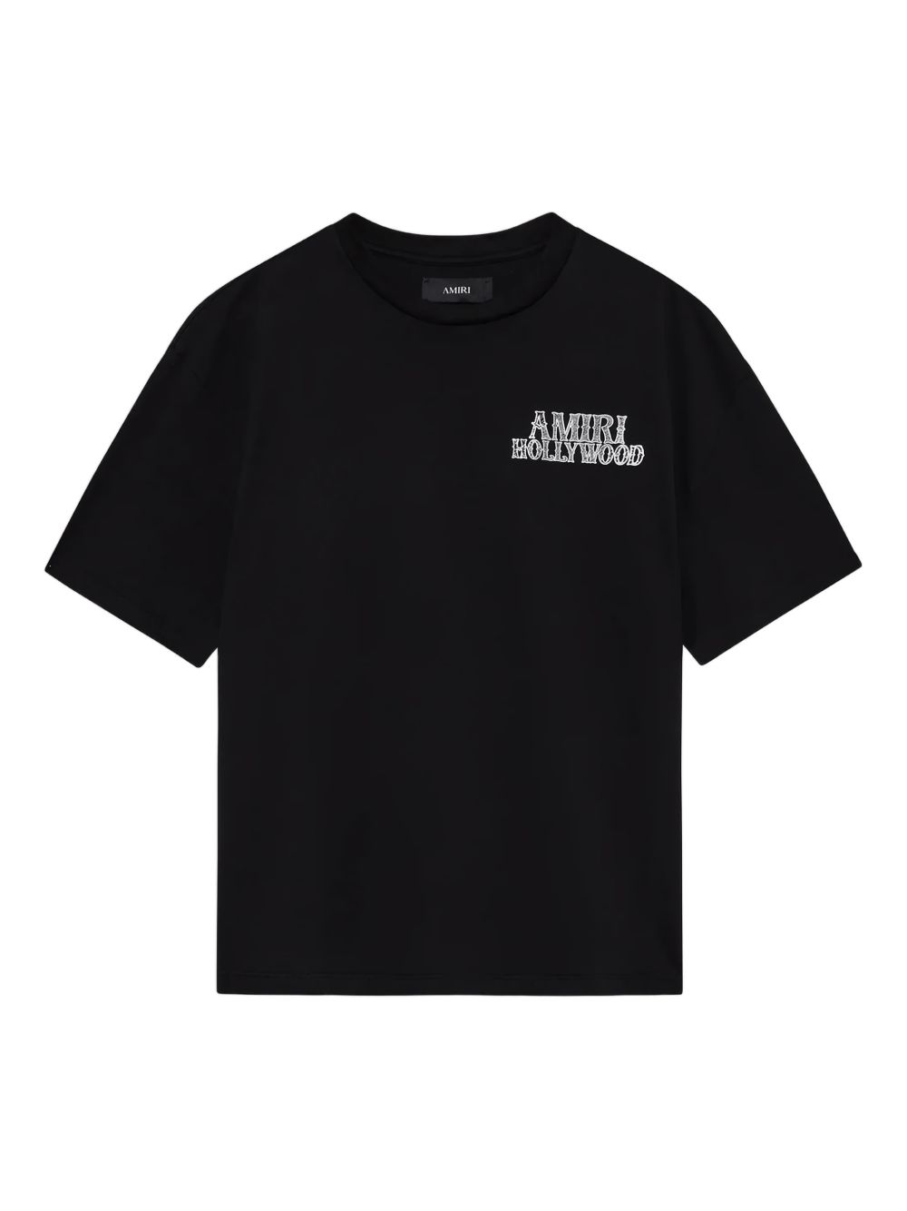 T-shirt oversize hollywood in nero Amiri - uomo 