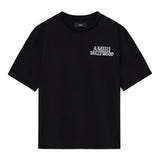 T-shirt oversize hollywood in nero Amiri - uomo 