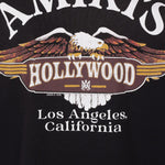 T-shirt a maniche lunghe eagle flames in nero Amiri - uomo 