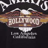 T-shirt a maniche lunghe eagle flames in nero Amiri - uomo 