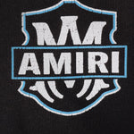 T-shirt a maniche lunghe eagle flames in nero Amiri - uomo 