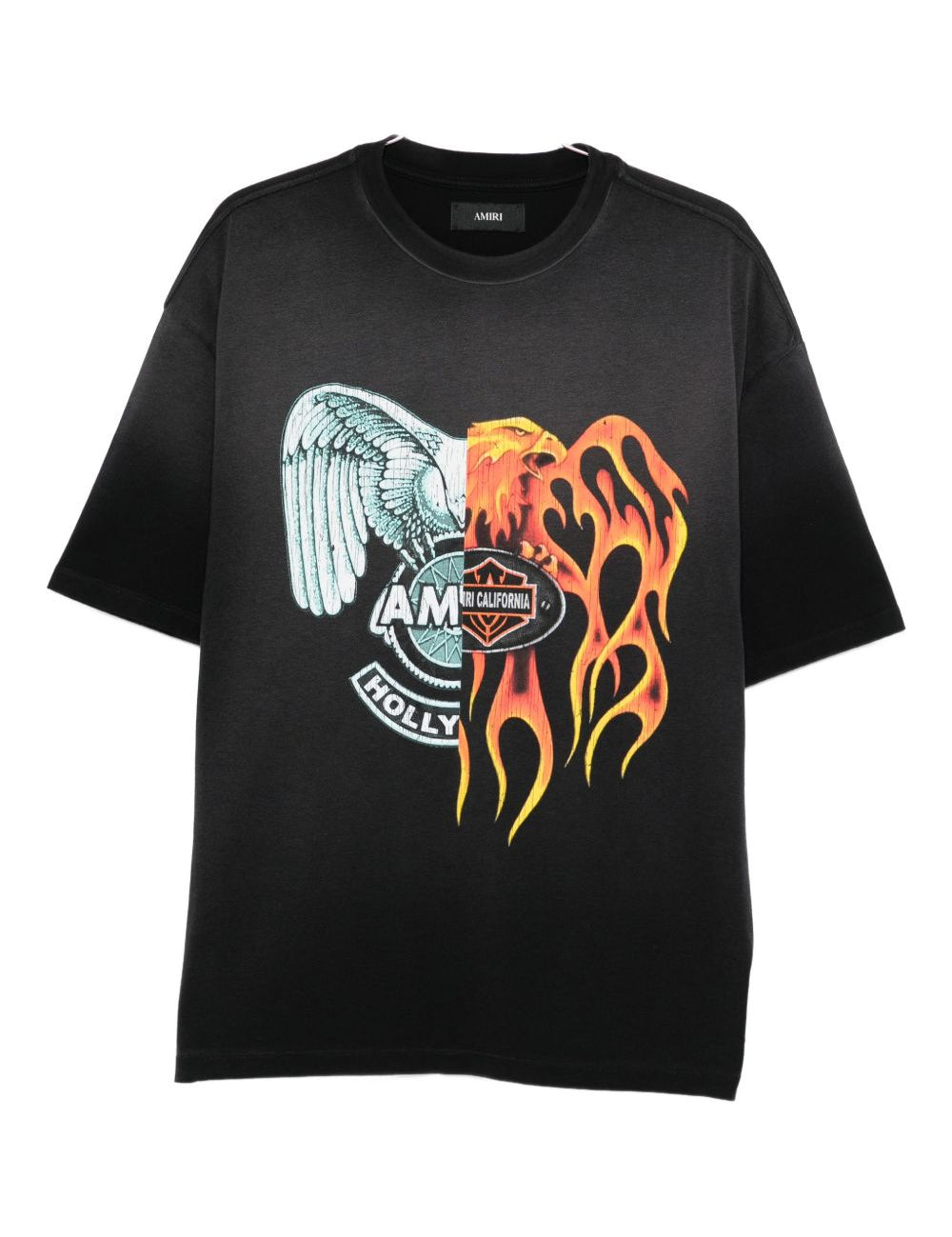 T-shirt con stampa eagle Amiri - uomo 