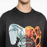 T-shirt con stampa eagle Amiri - uomo 