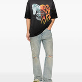 T-shirt con stampa eagle Amiri - uomo 
