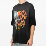 T-shirt con stampa eagle Amiri - uomo 