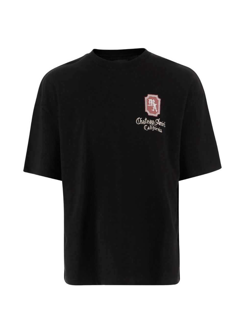 T-shirt con logo in nero Amiri - uomo 