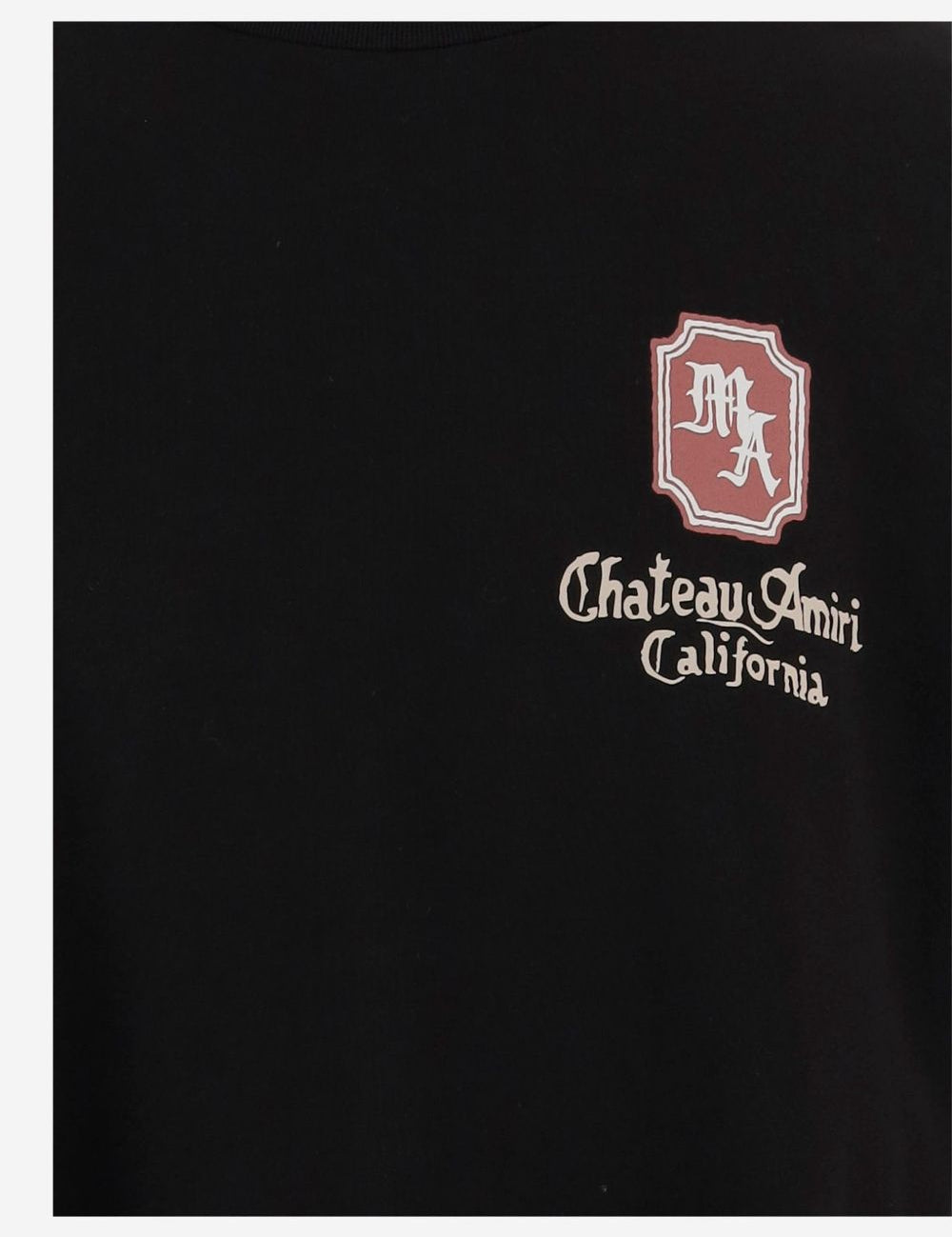 T-shirt con logo in nero Amiri - uomo 