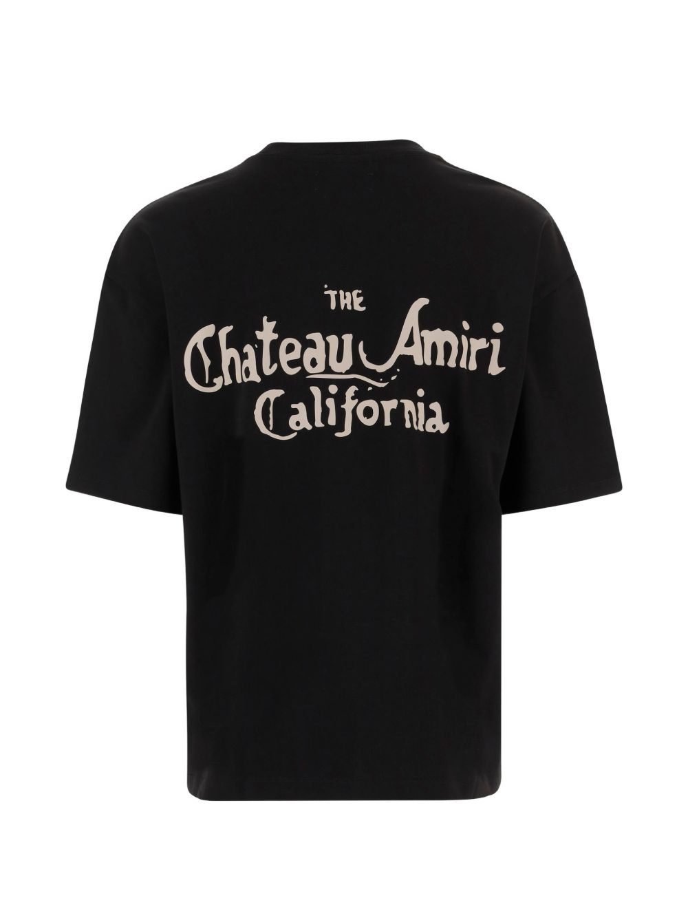 T-shirt con logo in nero Amiri - uomo 