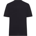 T-shirt girocollo con logo ricamato in nero Amiri - uomo 