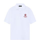 Polo con logo in bianco Amiri - uomo 