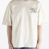Camicia con stampa in beige Amiri - uomo 