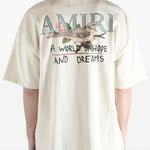 Camicia con stampa in beige Amiri - uomo 