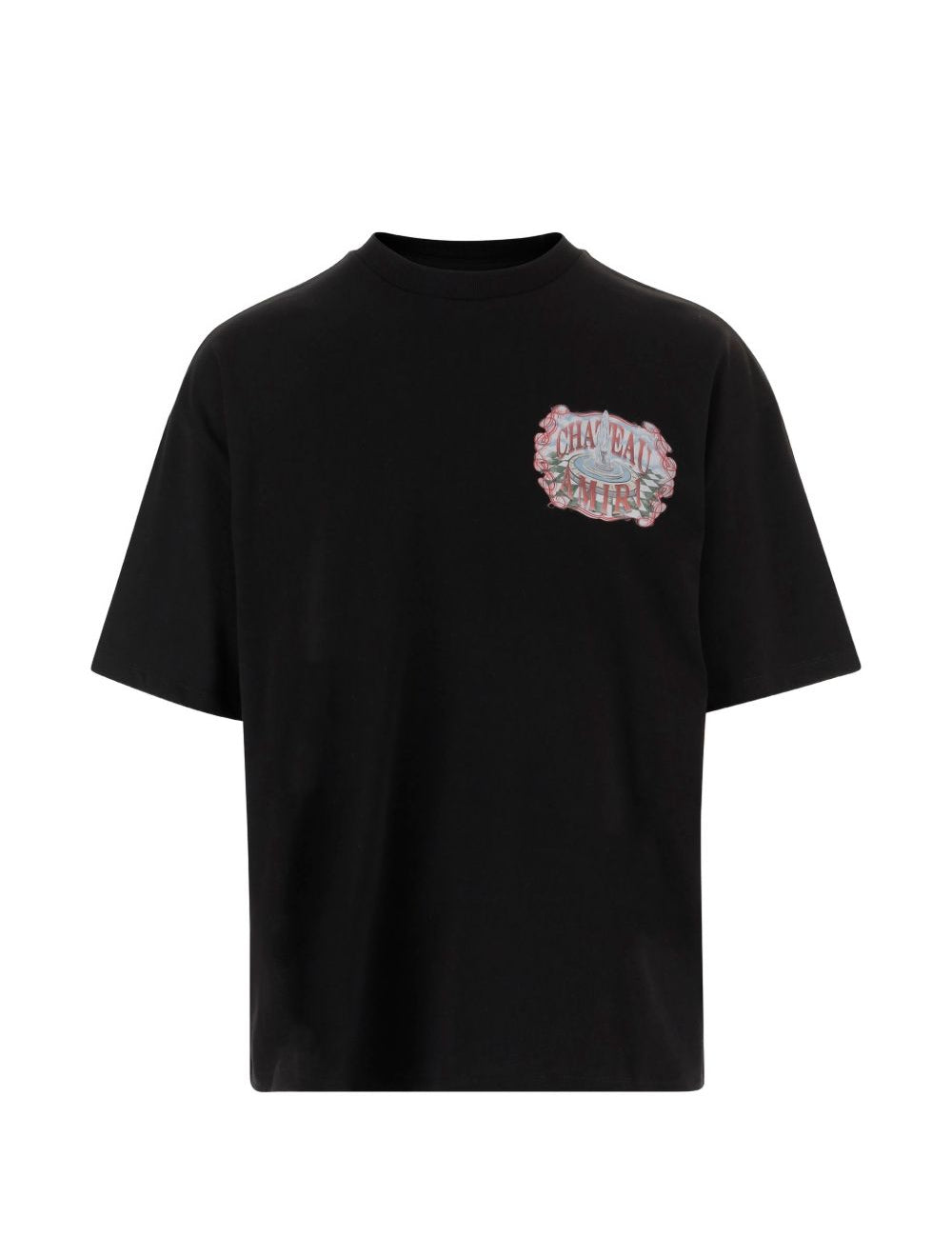 T-shirt con stampa in nero Amiri - uomo 