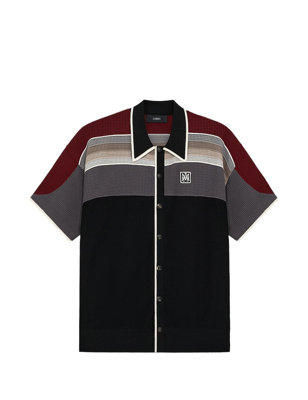 Camicia con colletto alla cubana multicolore AMIRI - uomo 