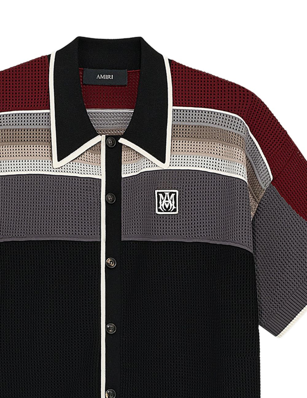 Camicia con colletto alla cubana multicolore AMIRI - uomo 