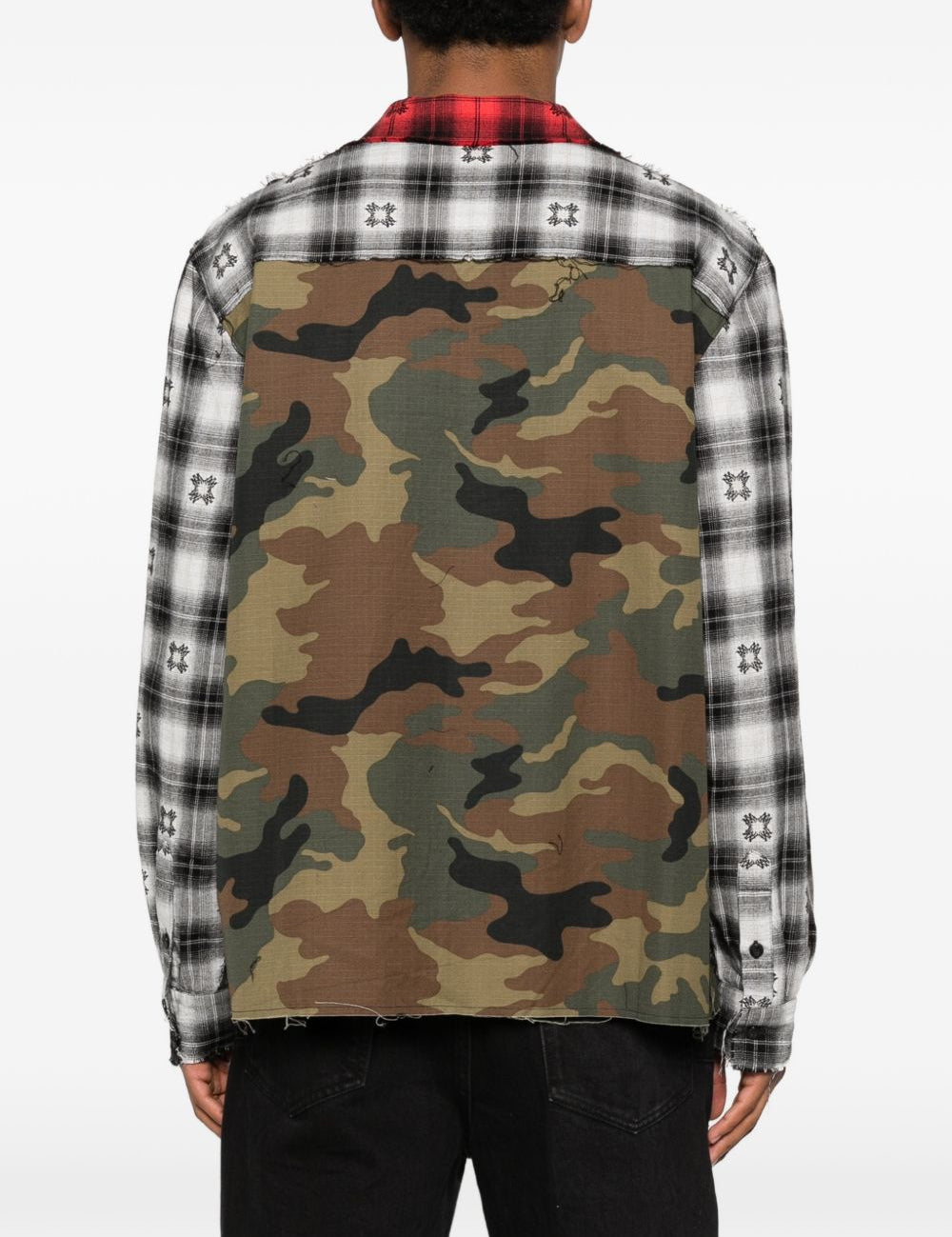 Camicia spliced ma quad multicolore Amiri - uomo 
