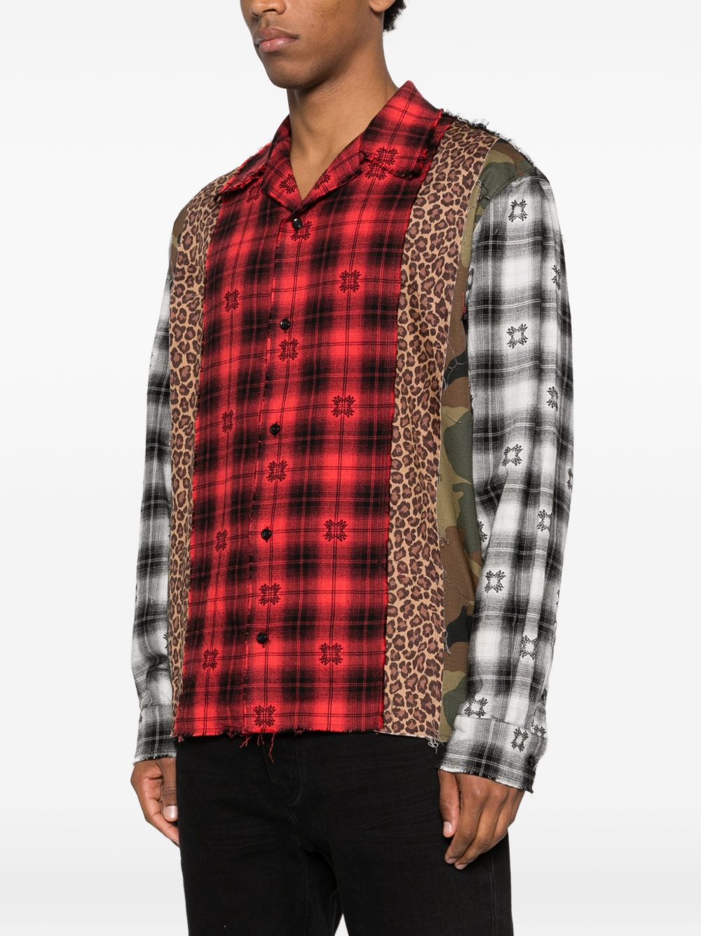 Camicia spliced ma quad multicolore Amiri - uomo 