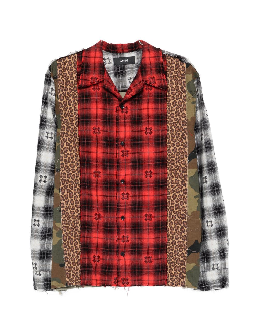 Camicia spliced ma quad multicolore Amiri - uomo 
