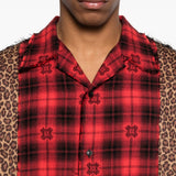 Camicia spliced ma quad multicolore Amiri - uomo 