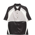 Camicia con inserto geometrico in bianco e nero AMIRI - uomo 