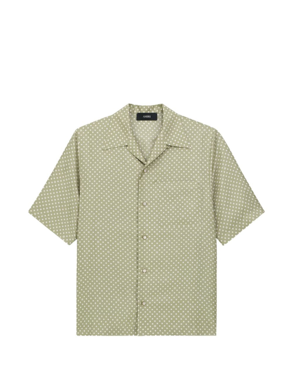 Camicia a pois in verde salvia AMIRI - uomo 