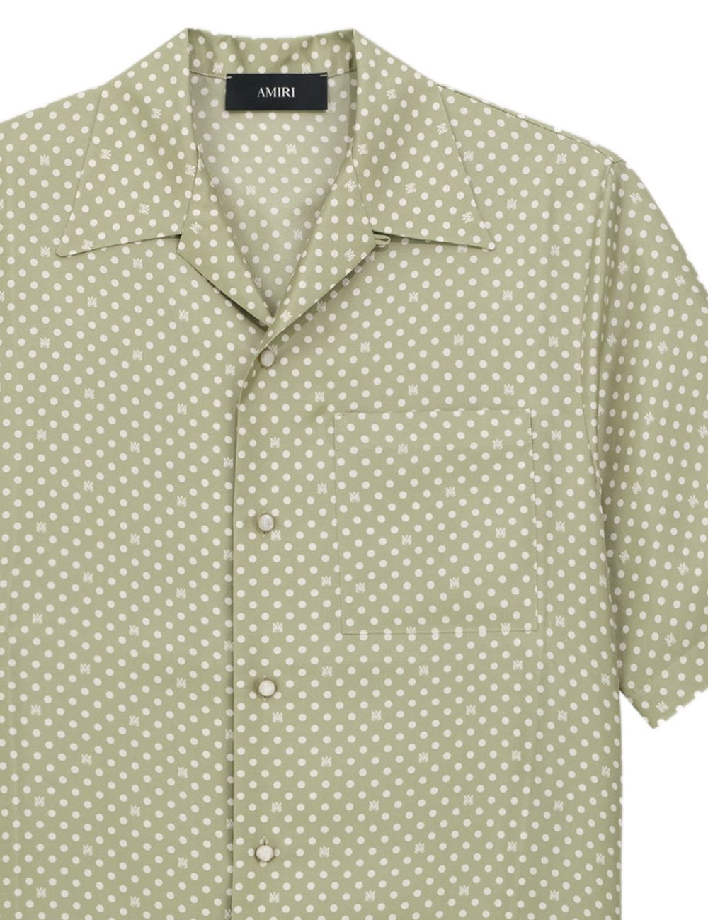 Camicia a pois in verde salvia AMIRI - uomo 