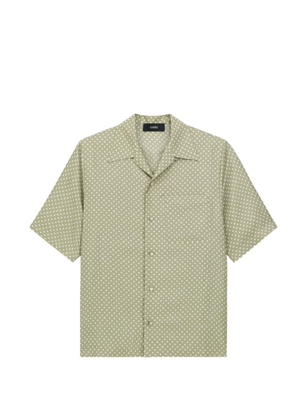Camicia a pois in verde salvia AMIRI - uomo 