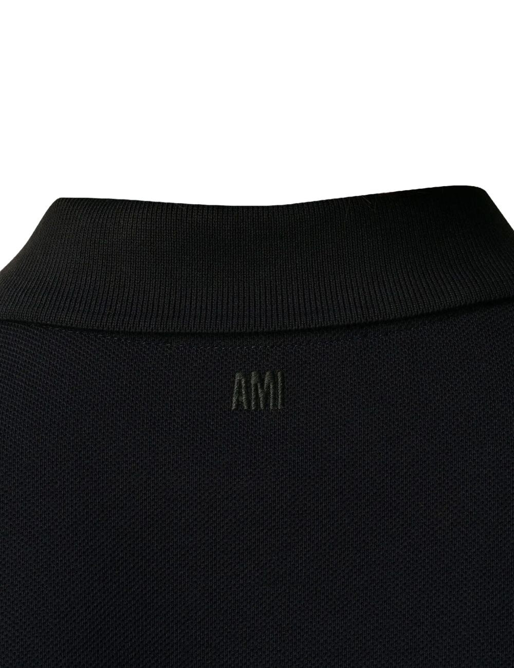 Polo Ami de Coeur in nero 