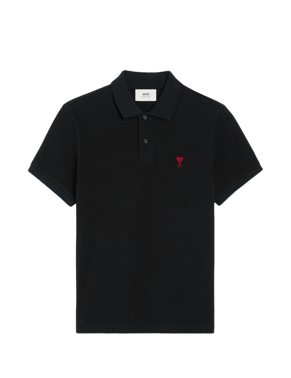 Polo Ami de Coeur in nero 