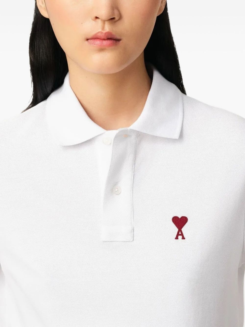 Polo Ami de Coeur in bianco 