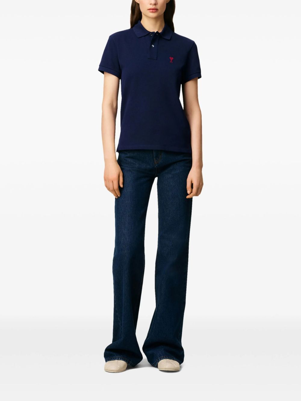 Polo Ami de Coeur in blu 