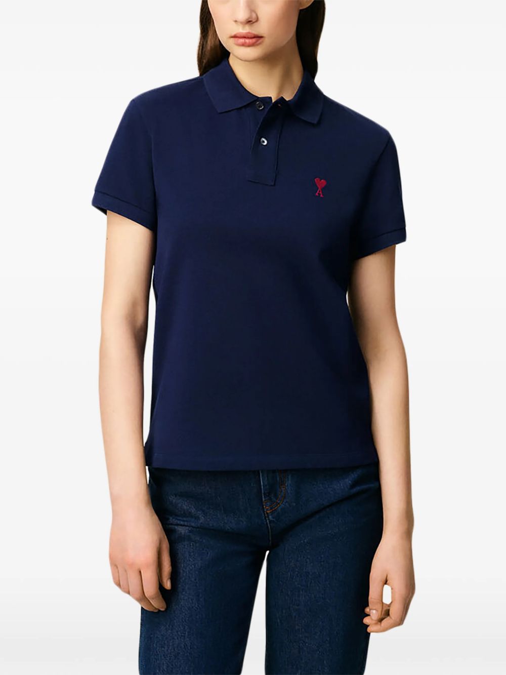 Polo Ami de Coeur in blu 