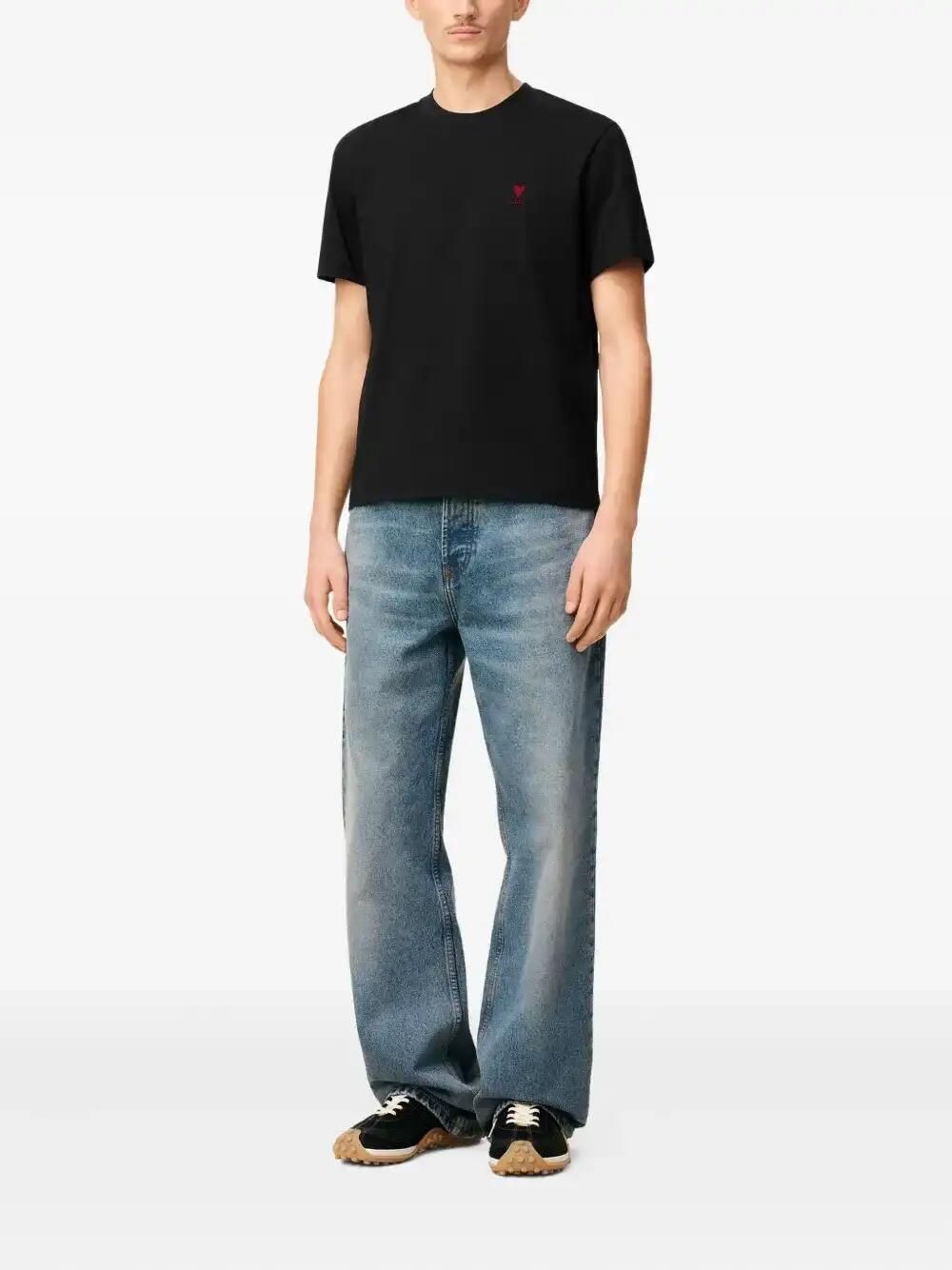 T-shirt Ami de Coeur in nero 