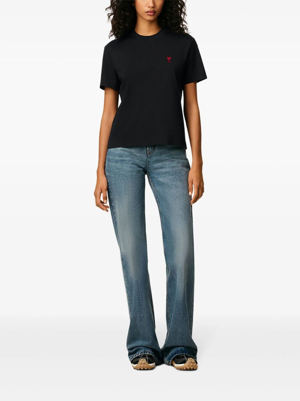 T-shirt Ami de Coeur in nero 