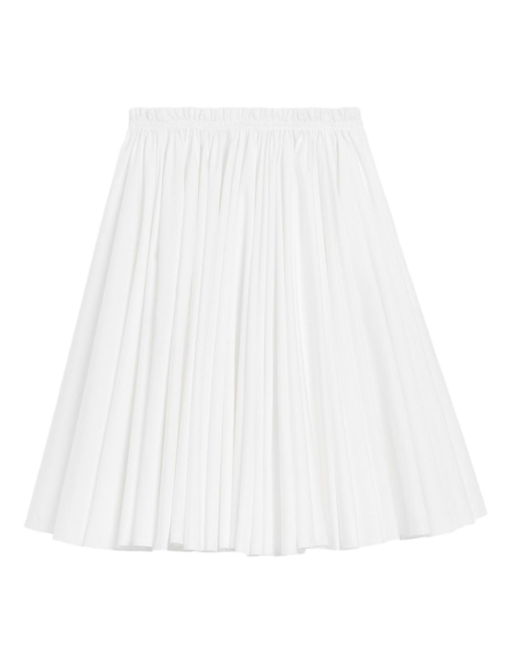 Gonna midi svasata in bianco Ami Paris - donna 