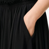 Gonna midi Corolla svasata in nero AMI PARIS - DONNA 