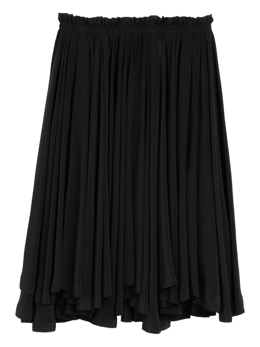 Gonna midi Corolla svasata in nero AMI PARIS - DONNA 