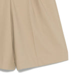 Shorts con pieghe in beige Ami paris - donna 